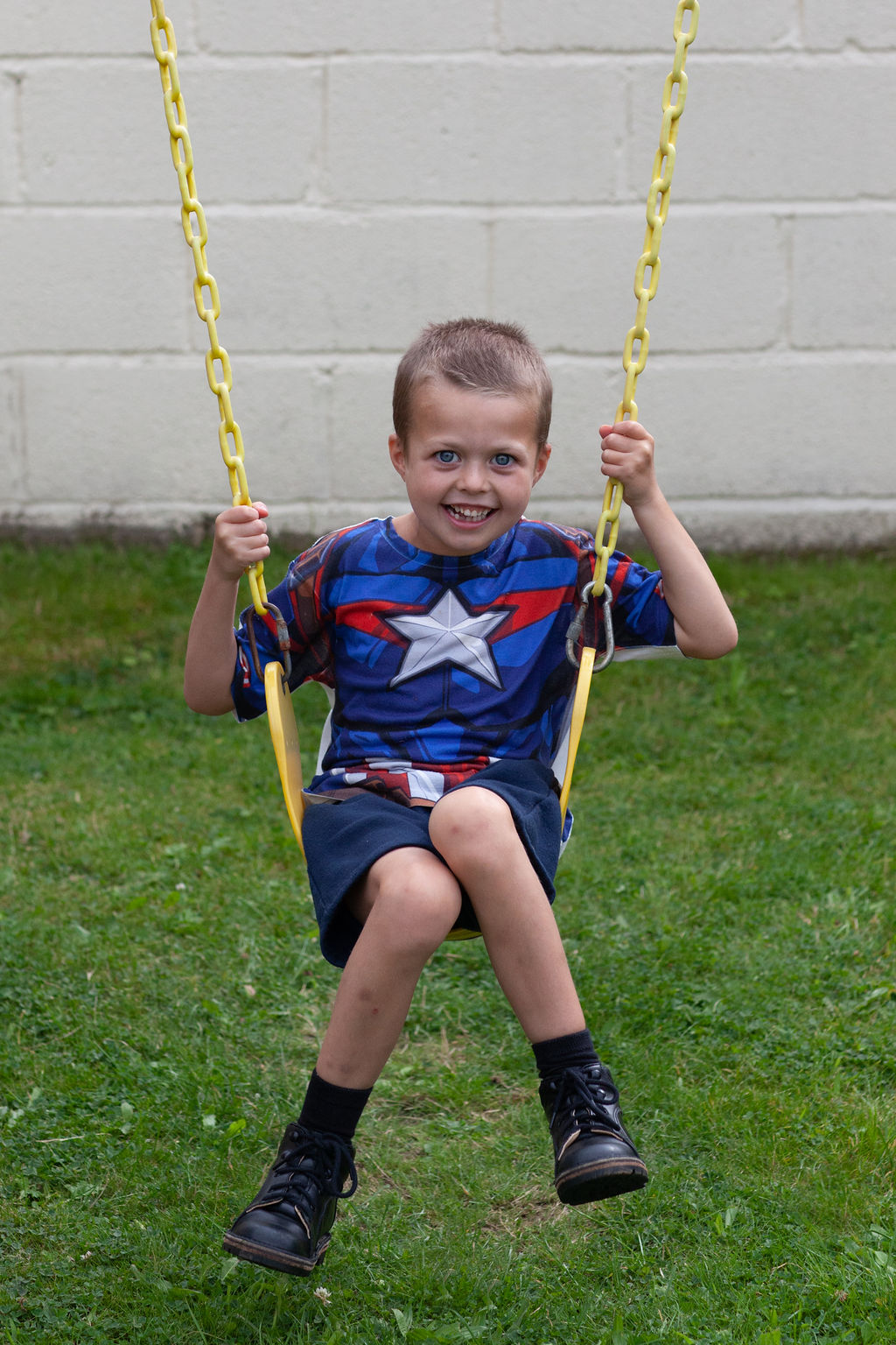 Harry on swing