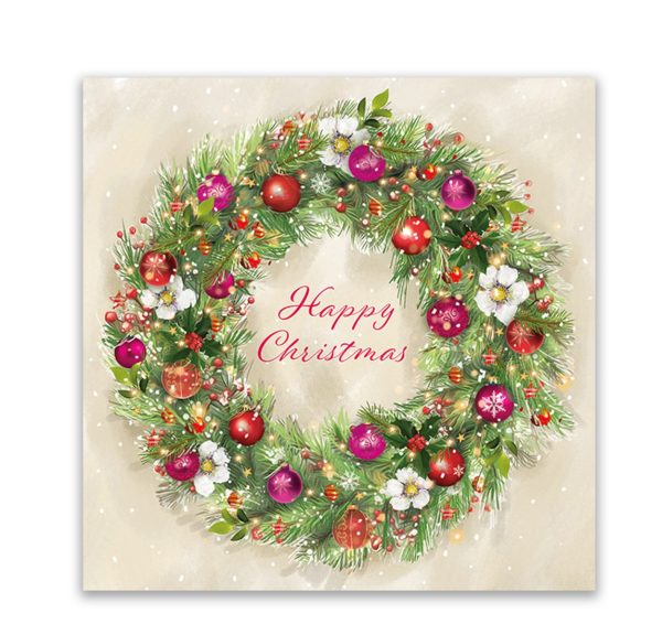 Wreath Christmas Cards