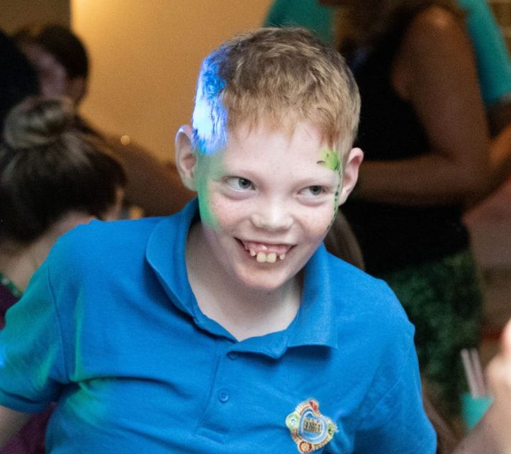 Thomas at Dravet Syndrome UK's family weekend in June 2023